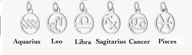 Zodiac stainless steel necklace