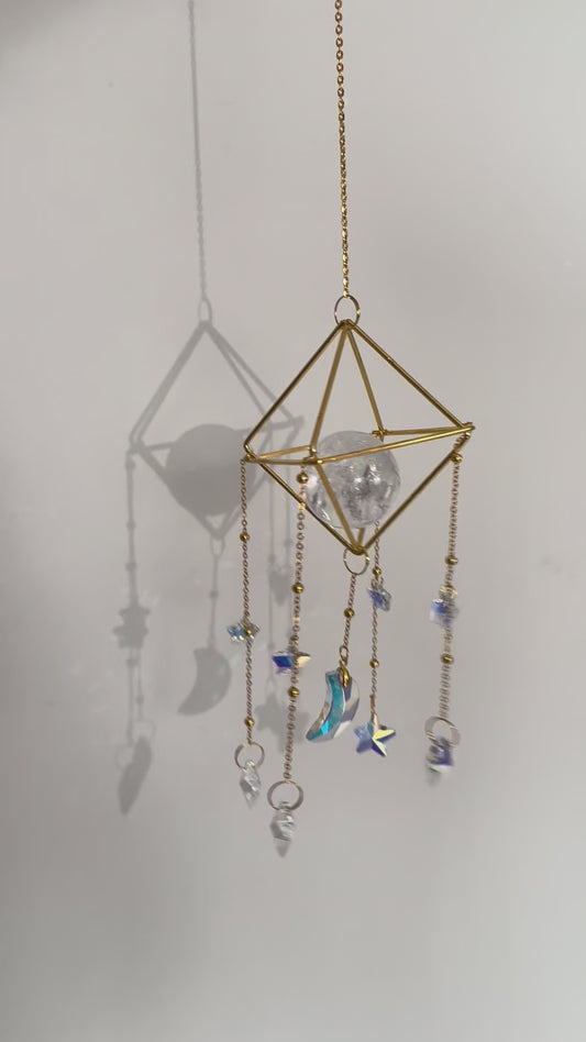 Clear Quartz Suncatcher